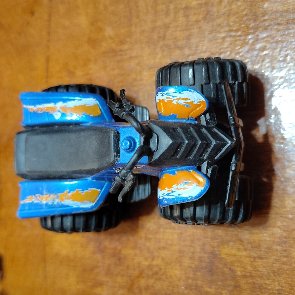 Eight (8)Colorful Kids Monster Truck Toy Pack - Blue, Orange, Yellow, Green, Red - Picture 4 of 9